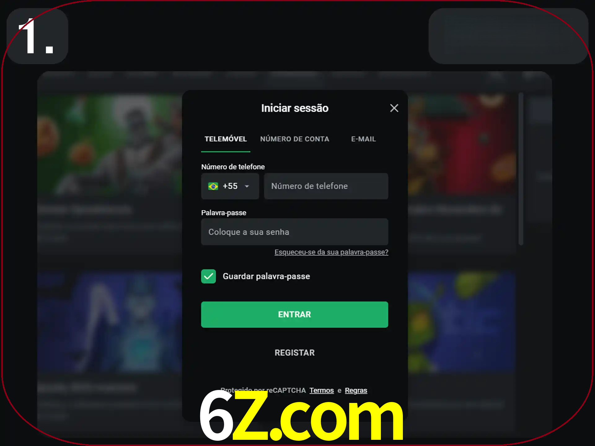 Acesse o site.
